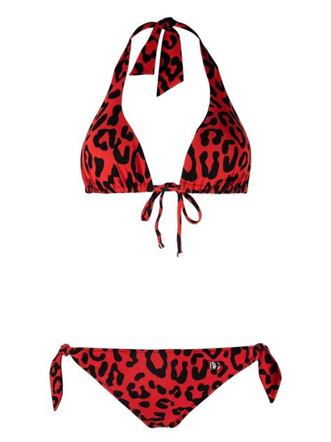 dolce gabbana leopard bikini